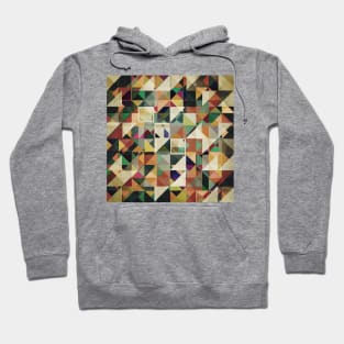 Earth Tones Geometric Pattern Hoodie